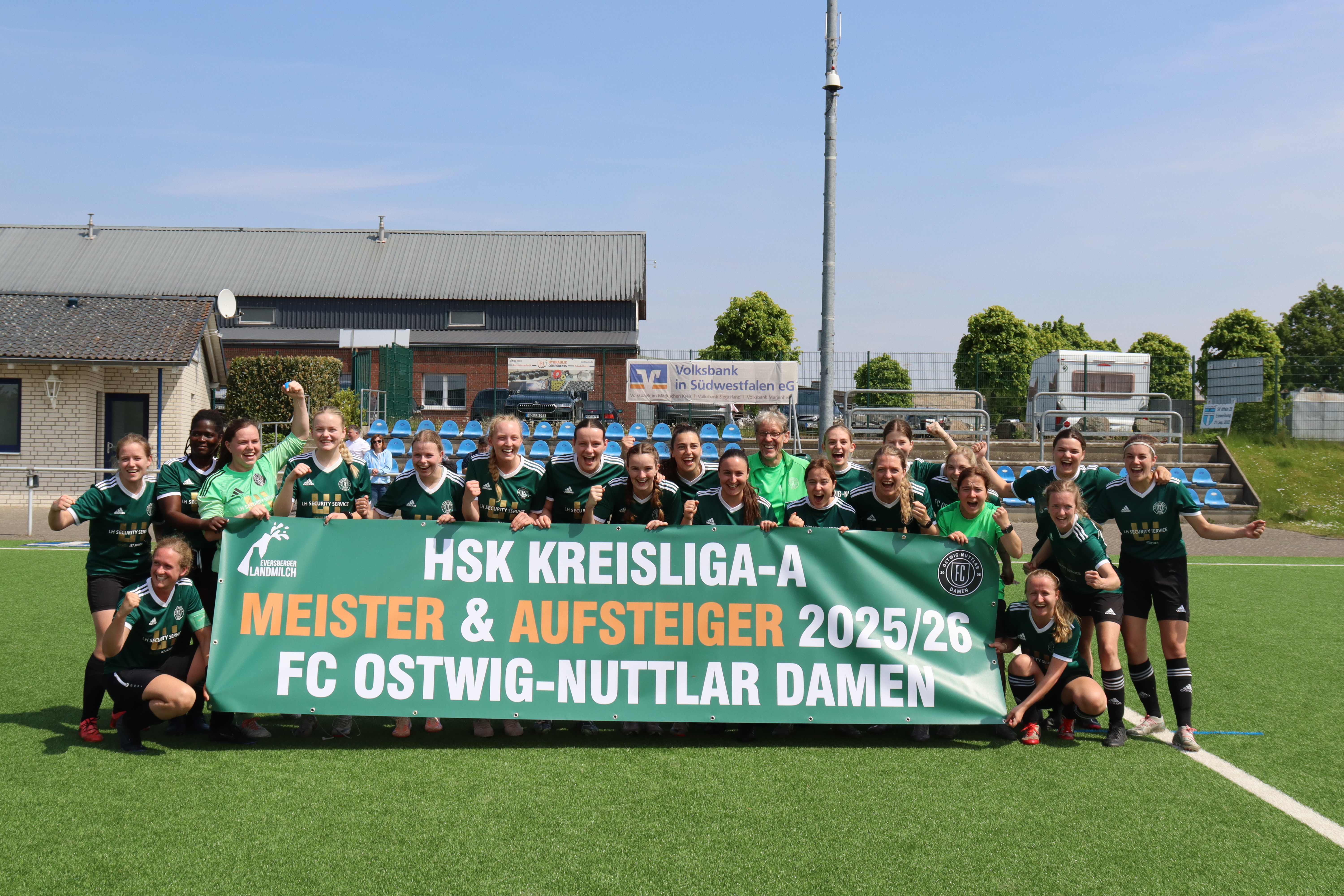 Unsere Damen sind Meister der Kreisliga A 2025/26 und steigen auf in die Bezirksliga!