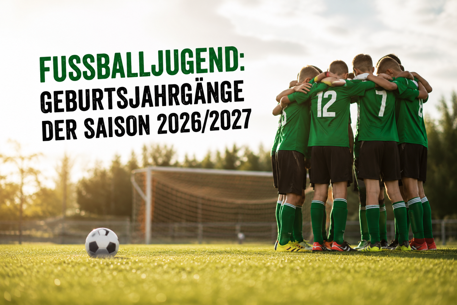 Fußballjugend: Geburtsjahrgänge der Saison 2026/2027